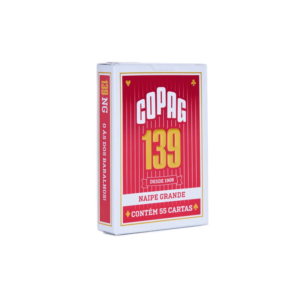 Baralho 139 Vermelho Naipe Grande Copag