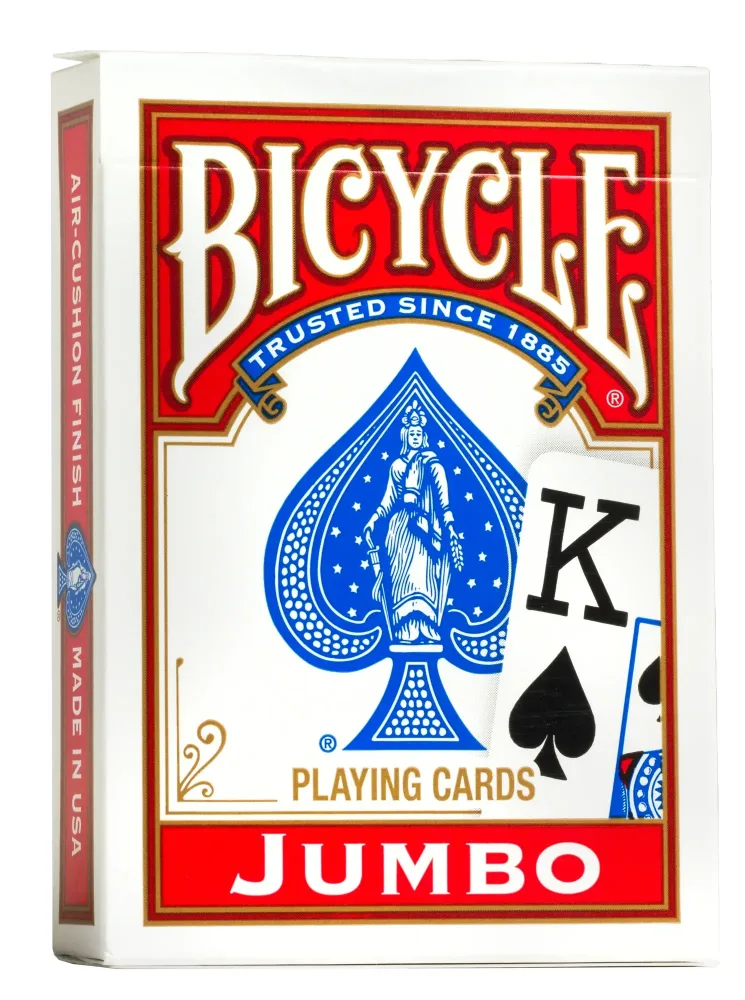 Baralho Bicycle Jumbo Index Vermelho