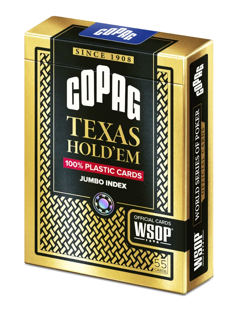 Baralho Texas Hold'em Preto